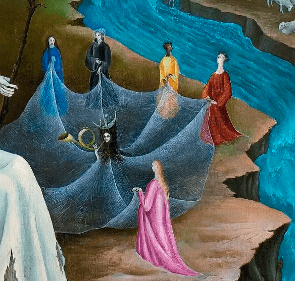Image may contain Sir John Tenniel Teddy Williams Art Painting Person Adult Wedding and Fashion