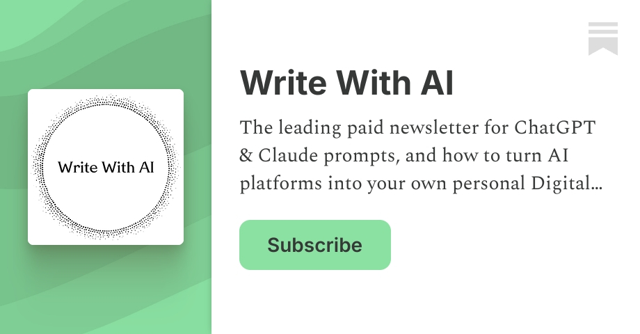 Write With AI | Nicolas Cole | Substack
