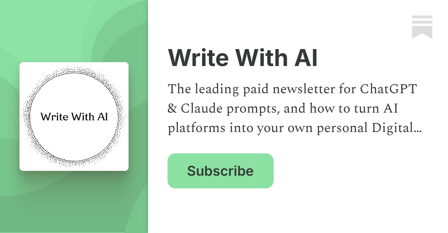 Write With AI | Nicolas Cole | Substack