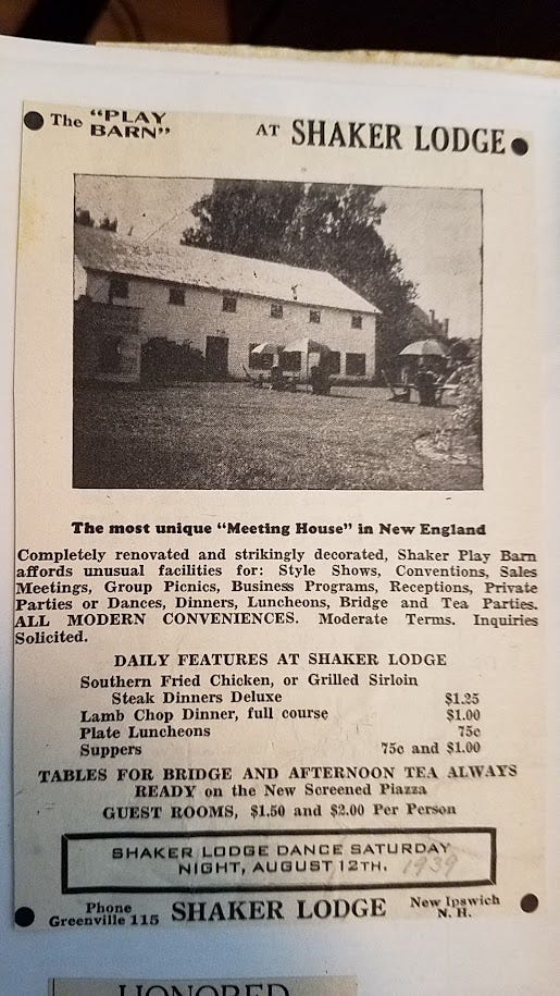 "Play Barn" at the Shaker Lodge