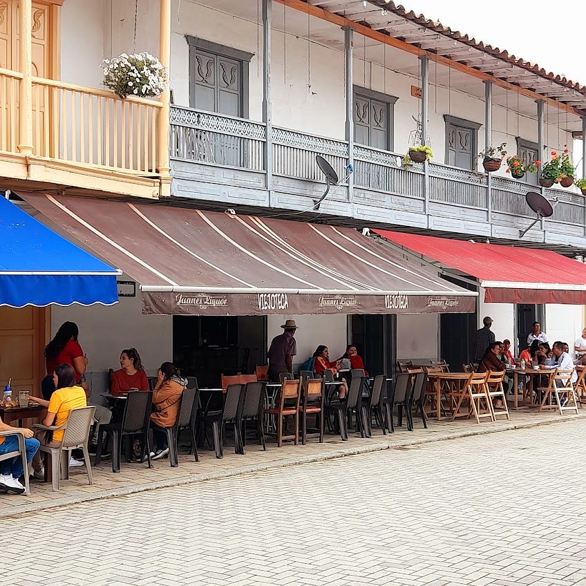 The discotech where violence happened 20 years ago has a different name now. It's integral to life in the square in Santo Domingo, such a lovely and tranquil town that it breaks the heart to imagine such violence and tyranny here in another era.