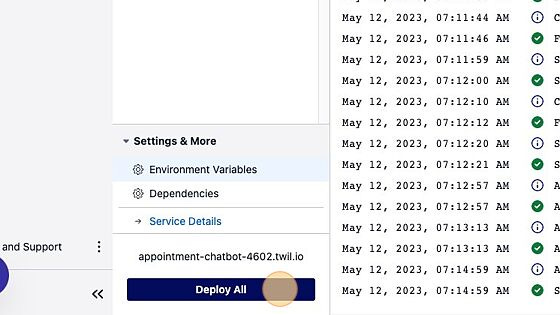 Screenshot of: Once done, click "Deploy All" towards the lower left to make your changes live Screenshot of: Once done, click "Deploy All" towards the lower left to make your changes live