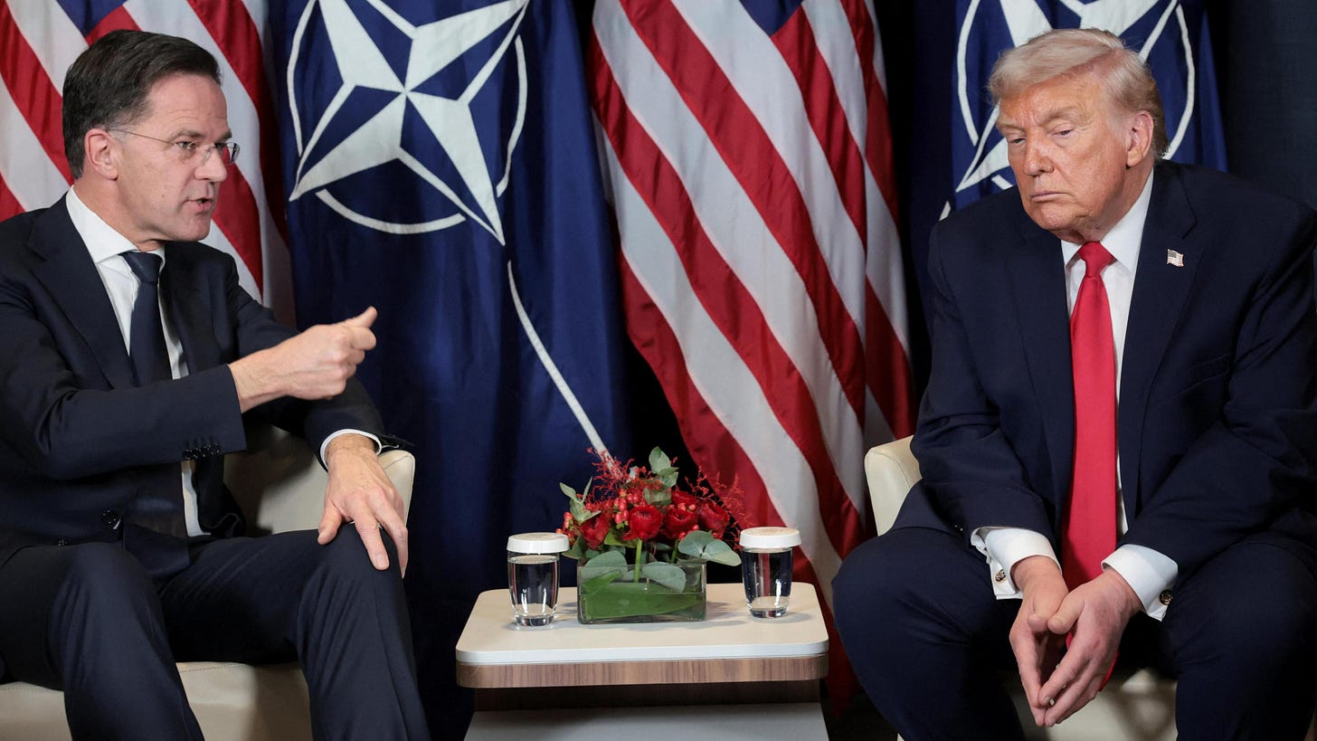 Trump criticises Nato as alliance chief Mark Rutte describes meeting as  'very frank' - BBC News