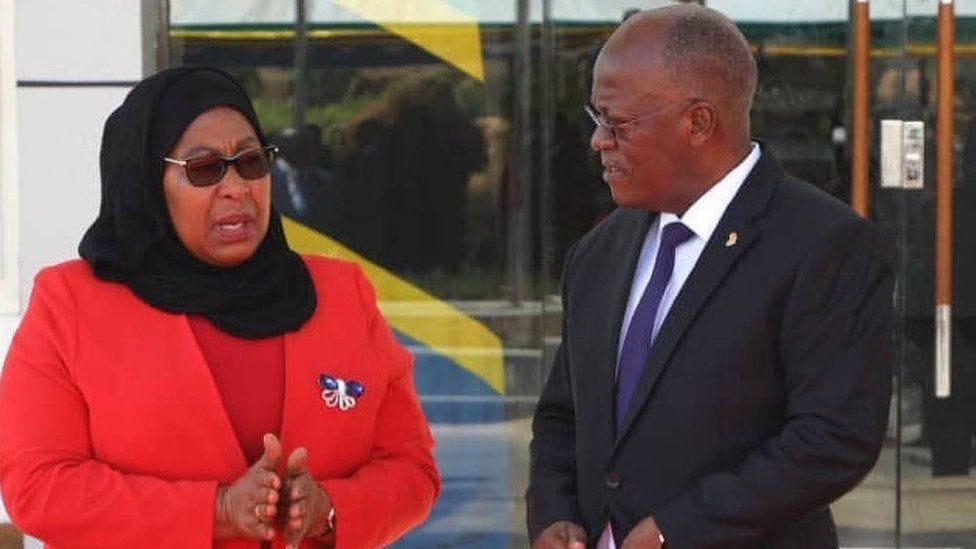 ‘Back online’: Tanzania’s president Samia Suluhu Hassan rights decesead predecessor John Magufuli's wrongs ‘Back online’: Tanzania’s president Samia Suluhu Hassan rights decesead predecessor John Magufuli's wrongs