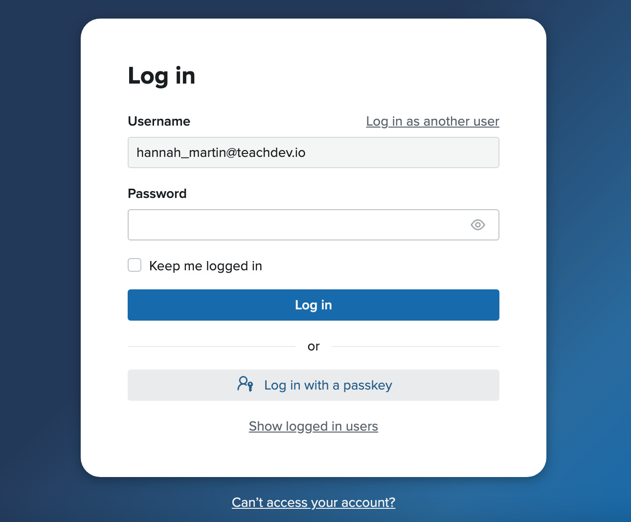 Passkeys – Fastmail