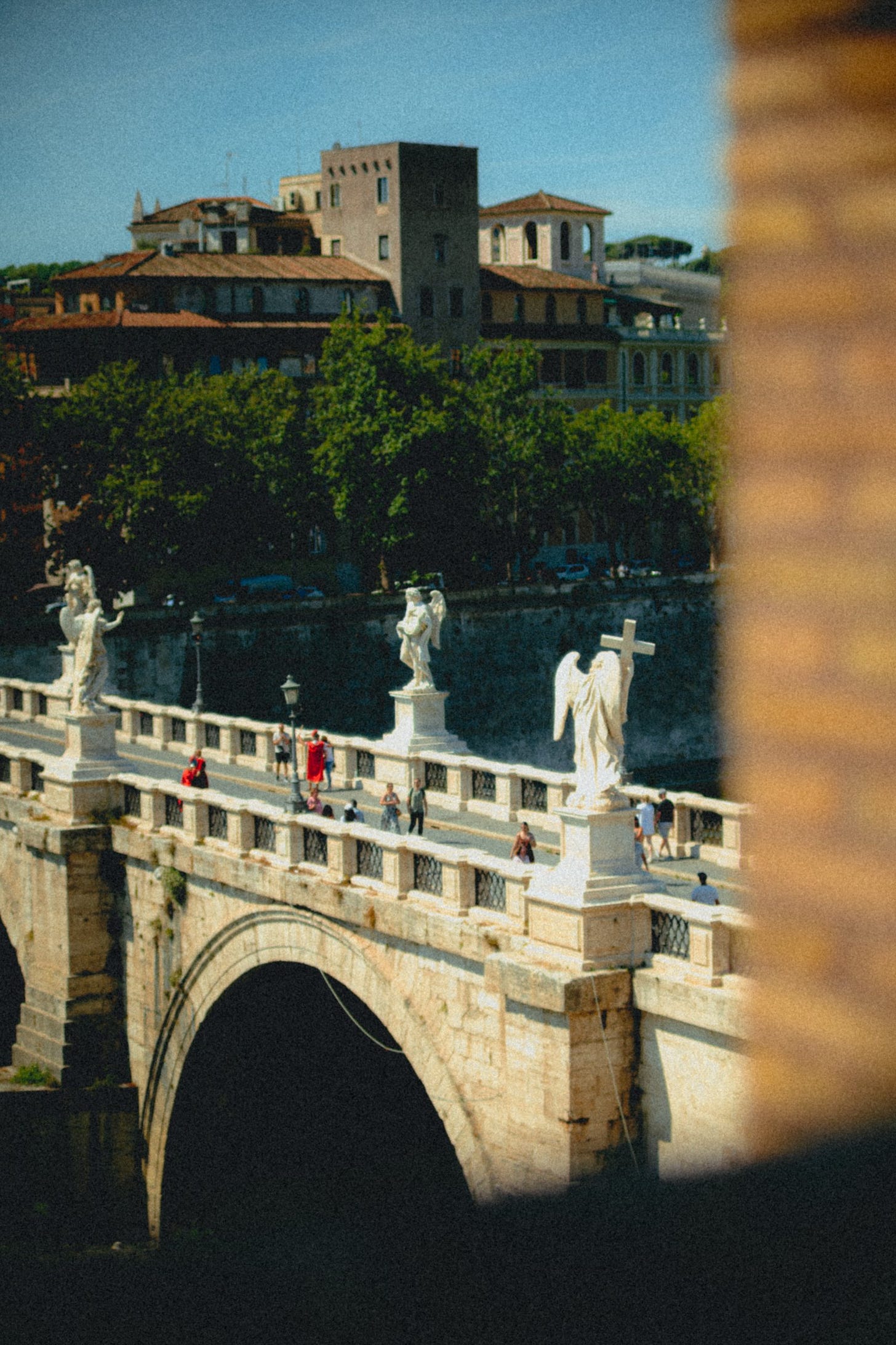 Stone Bridge with Angel Statues
