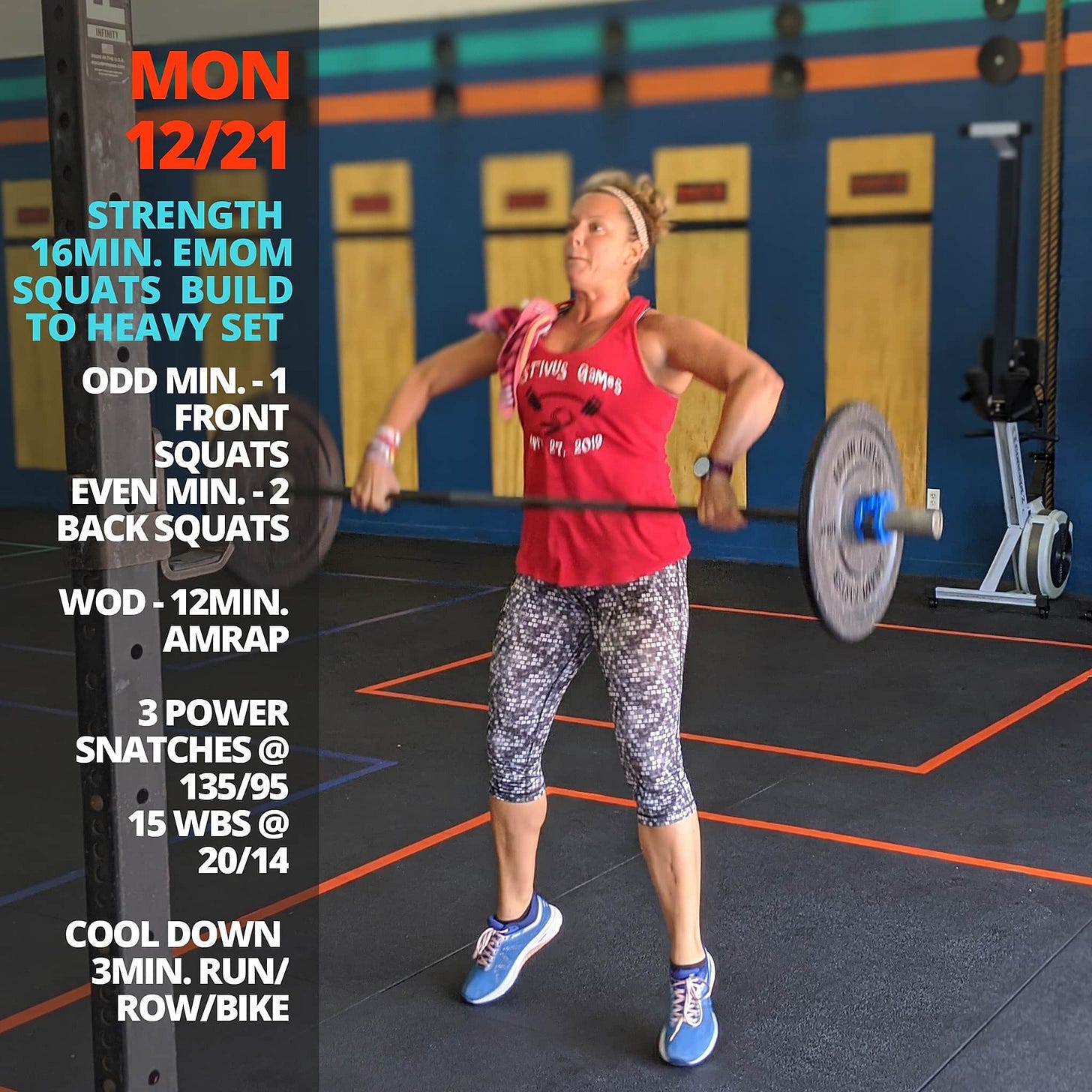 Mon. 12/21/20 Strength - 16min. EMOM Squats - Build To Heavy Set Odd Min.…  - The Best CrossFit Gym in West Palm Beach, FL CrossFit iQ