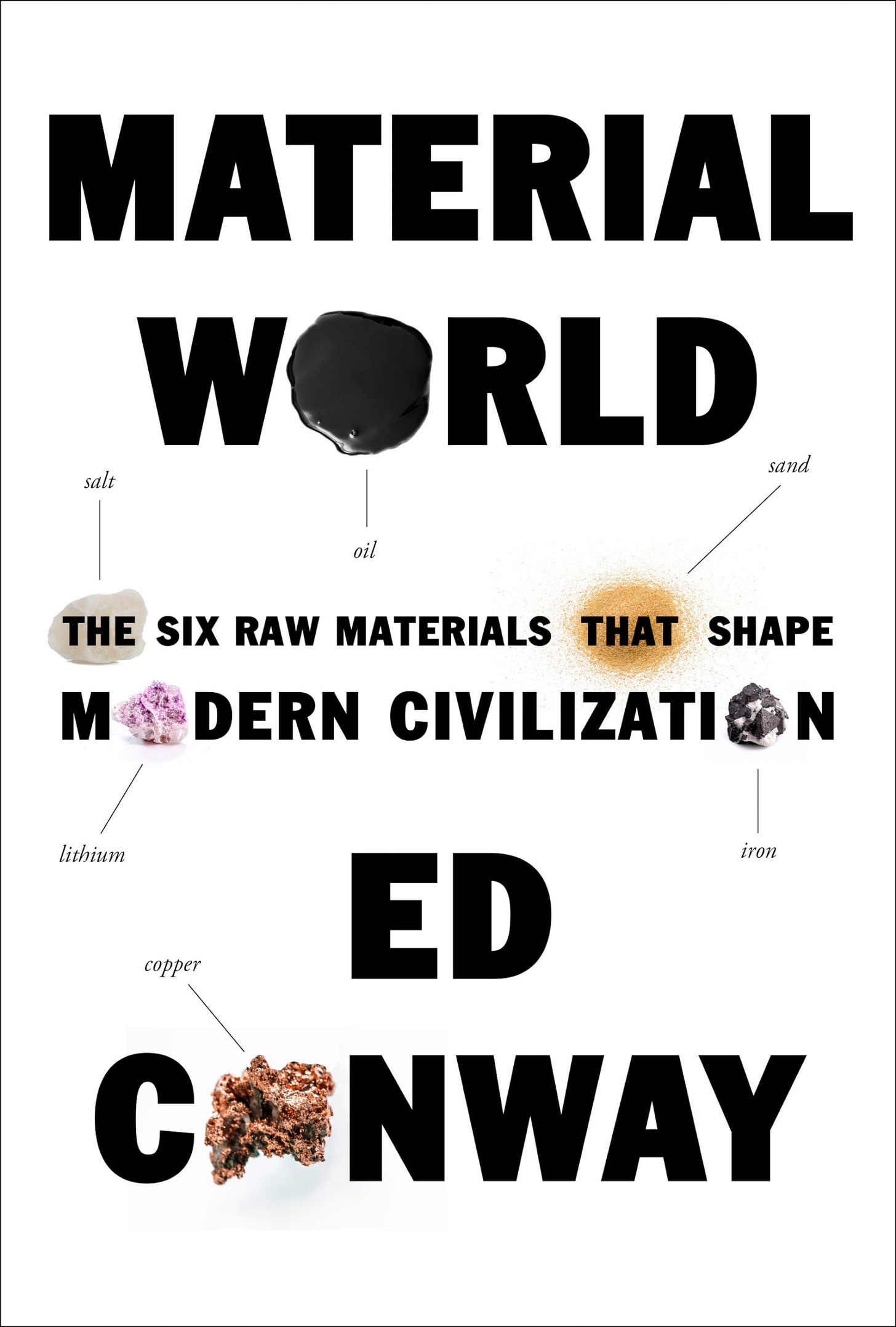 Material World: The Six Raw Materials That Shape Modern Civilization:  Conway, Ed: 9780593534342: Amazon.com: Books