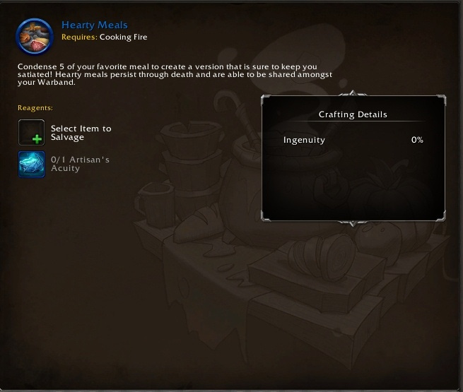 New Culinary Delights in Khaz Algar - First Look at Cooking in The War  Within - Wowhead News