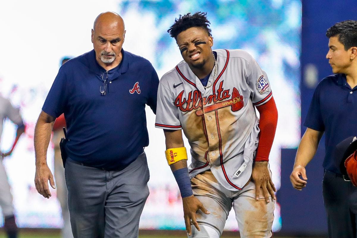 Braves' Ronald Acuña Jr. out for season with torn ACL - MLB Daily Dish