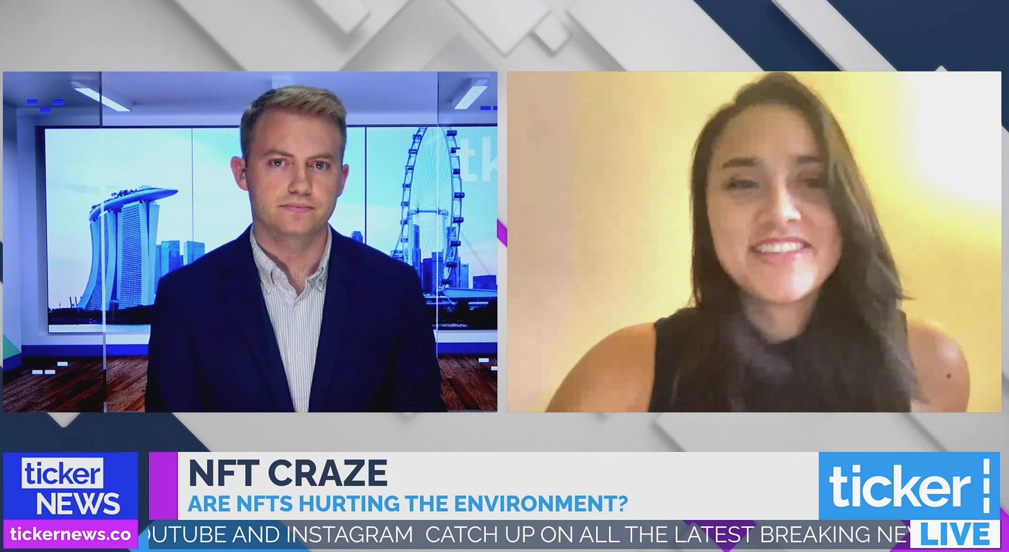 ticker NEWS | Clean NFTs | Marissa Trew | TZ APAC ticker NEWS | Clean NFTs | Marissa Trew | TZ APAC