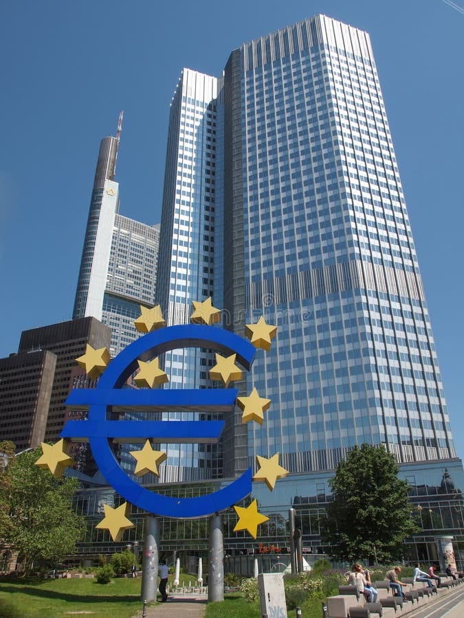 European Central Bank, Frankfurt Editorial Image - Image of frankfurt ...