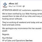 dBase FB response
