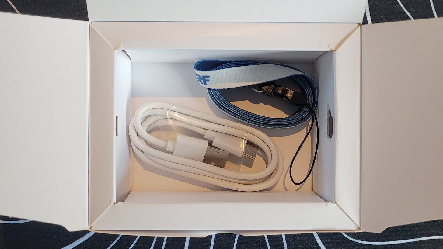 Cable and lanyard underneath the m1ke Cable and lanyard underneath the m1ke