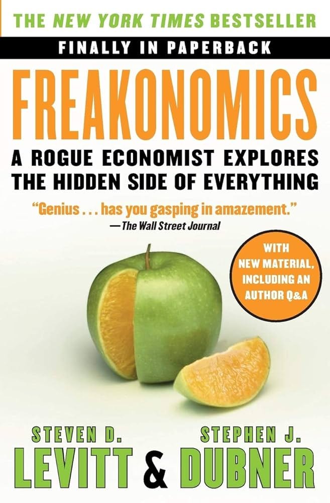 Freakonomics: A Rogue Economist Explores the Hidden Side of Everything : Levitt, Steven D., Dubner, Stephen J.: Amazon.in: Books Freakonomics: A Rogue Economist Explores the Hidden Side of Everything : Levitt, Steven D., Dubner, Stephen J.: Amazon.in: Books