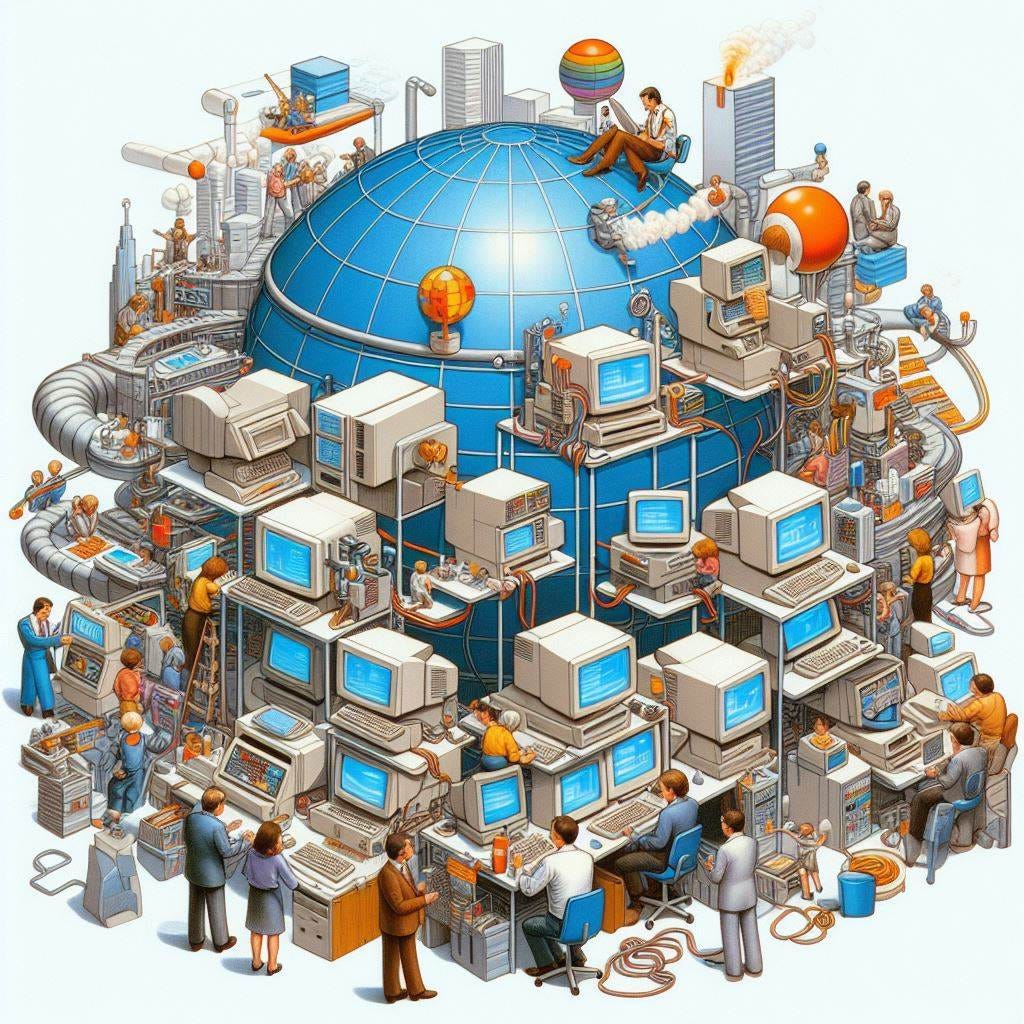 The computer industry in the 1980s