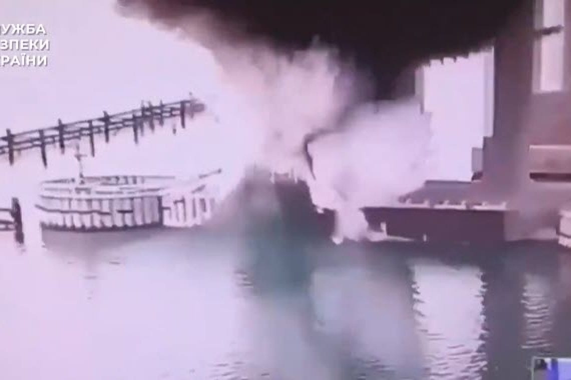 UKRAINE ATTACKS KERCH STRAIT BRIDGE -- UPDATE 8:29 AM EDT -- Secondary Explosion(s)