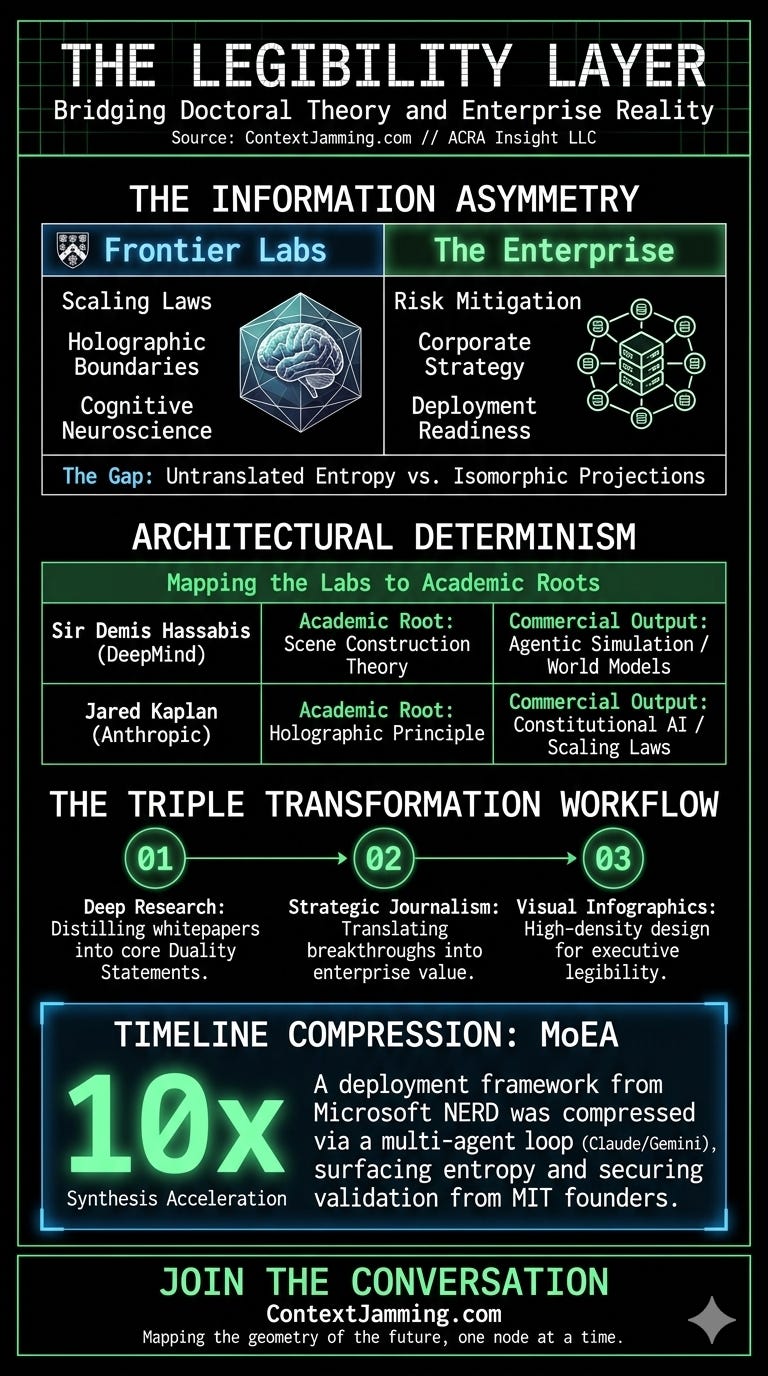 The Legibility Layer: Bridging the Gap from PhD Thesis to Enterprise Reality