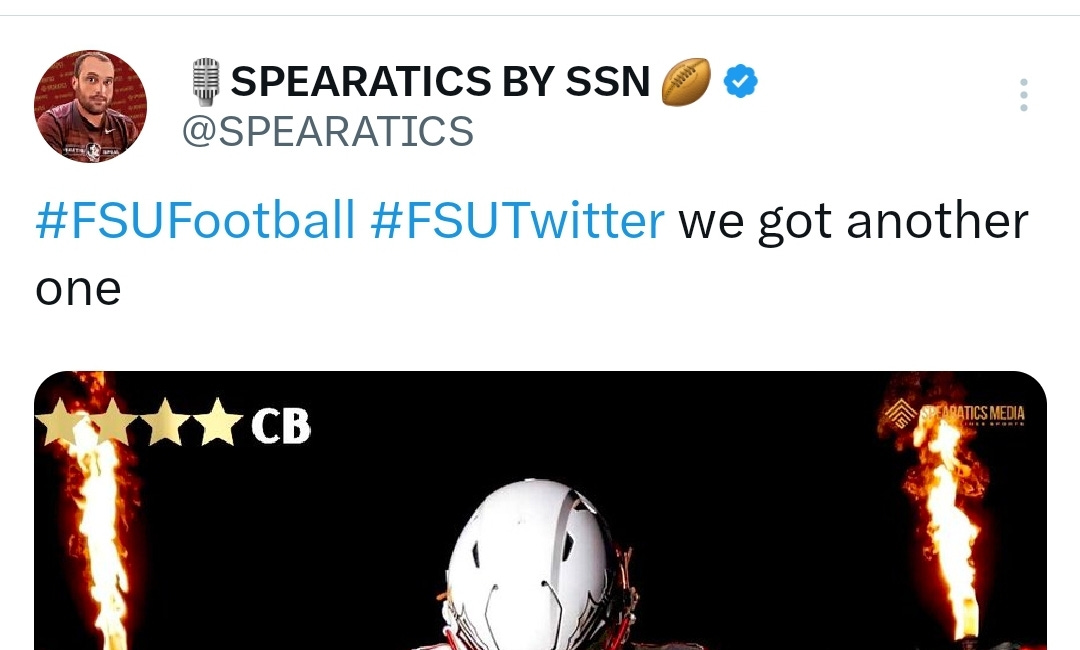 FSU Football: 4☆ ATH Ricky Night III Pops for The Seminoles!