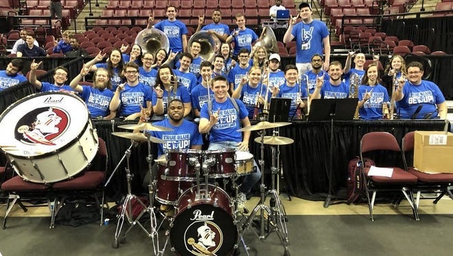 FSU's Seminole Sound lends a hand to a team in need of a band