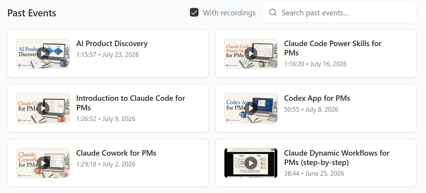 Weekly Virtual Events for Product Managers Weekly Virtual Events for Product Managers