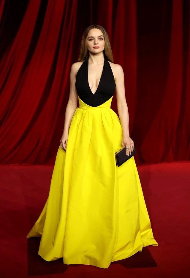 Joey King in Carolina Herrera