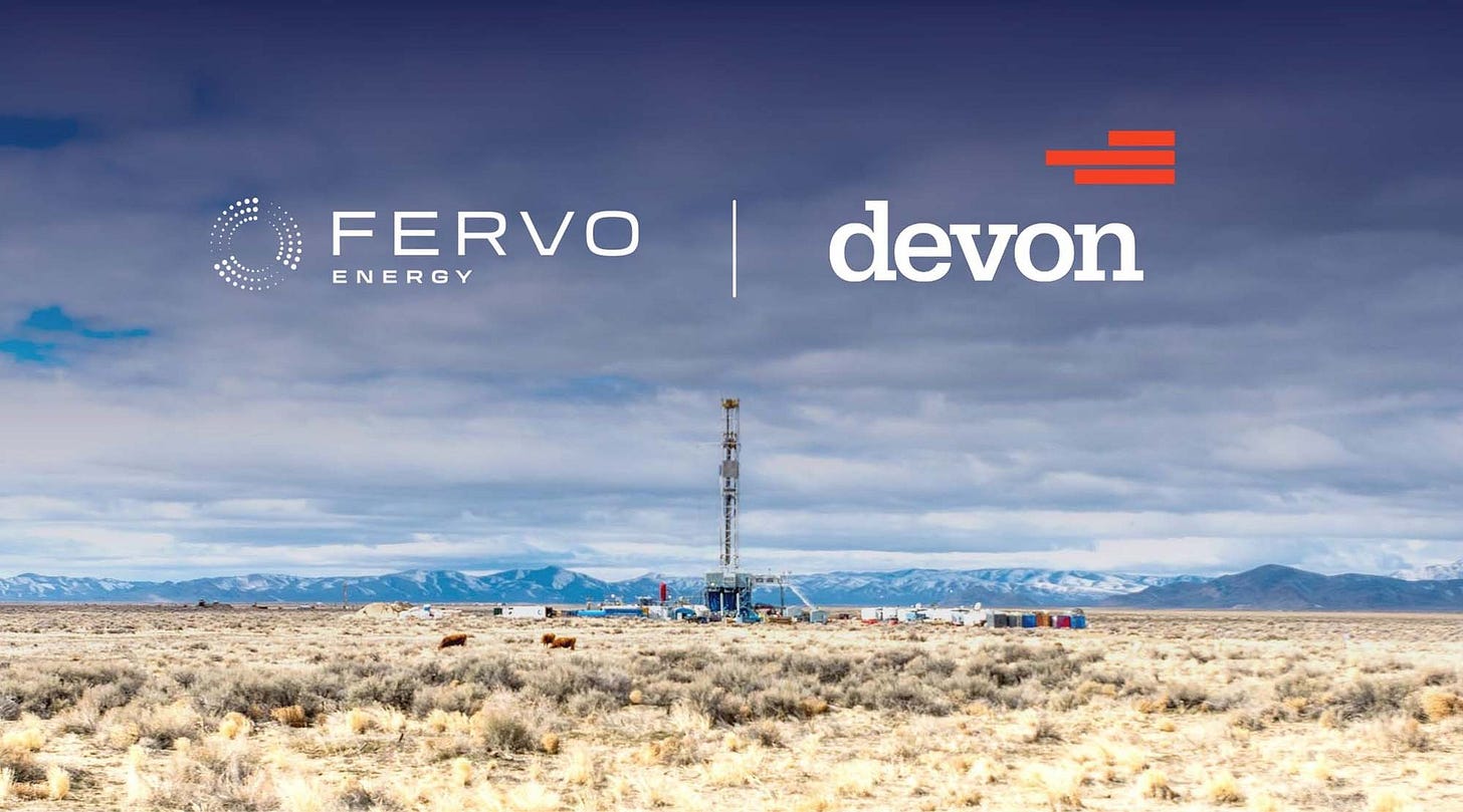 Fervo Energy Announces Investment From US Oil And Gas Leader Devon Energy - Fervo Energy Fervo Energy Announces Investment From US Oil And Gas Leader Devon Energy - Fervo Energy
