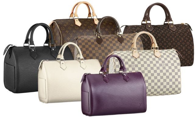 Look, it's a small army of very expensive bags