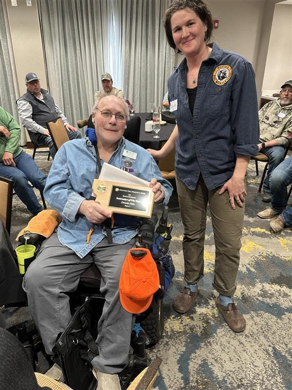 Hunter Education instructor wins award. Hunter Education instructor wins award.