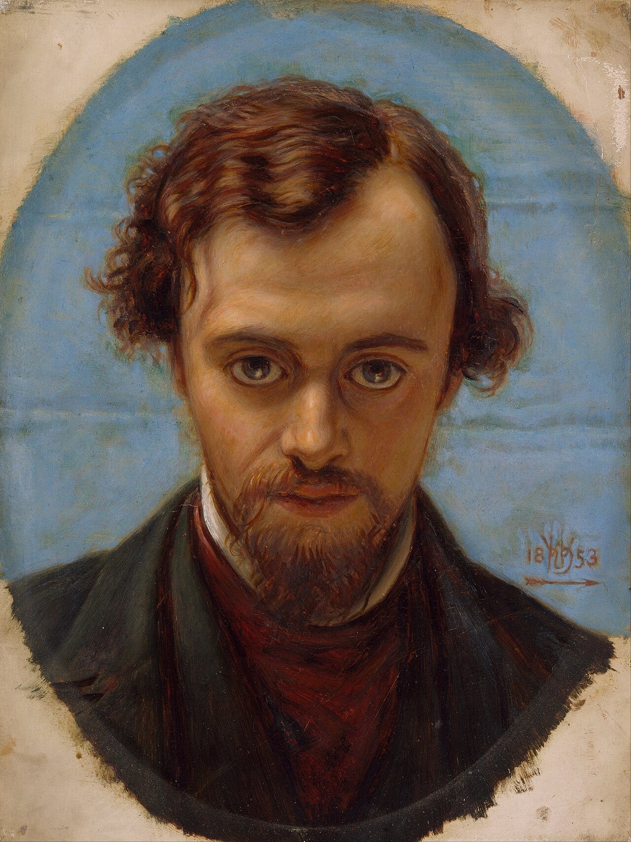 Portrait of young Rossetti Portrait of young Rossetti