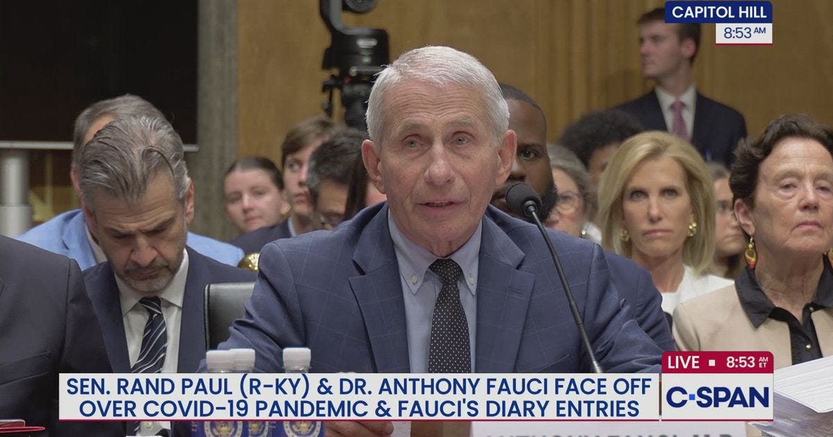 Dr. Fauci Invokes Fifth Amendment During COVID-19 Hearing