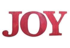 Create a winter wonderland this season with our collection of handcrafted holiday-inspired home decorations. Decorate your front porch with this wooden JOY Letter Set. Letter Height: 24" These letters are cut from half-inch wood and finished in our signature distressed finish. Features a keyhole in the back of each letter, ready for hanging. Or you can prop them up against a wall for a vintage, found, shabby chic feel. Please indicate when ordering: Choice of color, available in 27 colors (see p