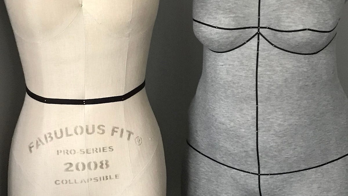 fabulous fit dress form pads Fabulous Fit Padding System, 3/4 Body / Large