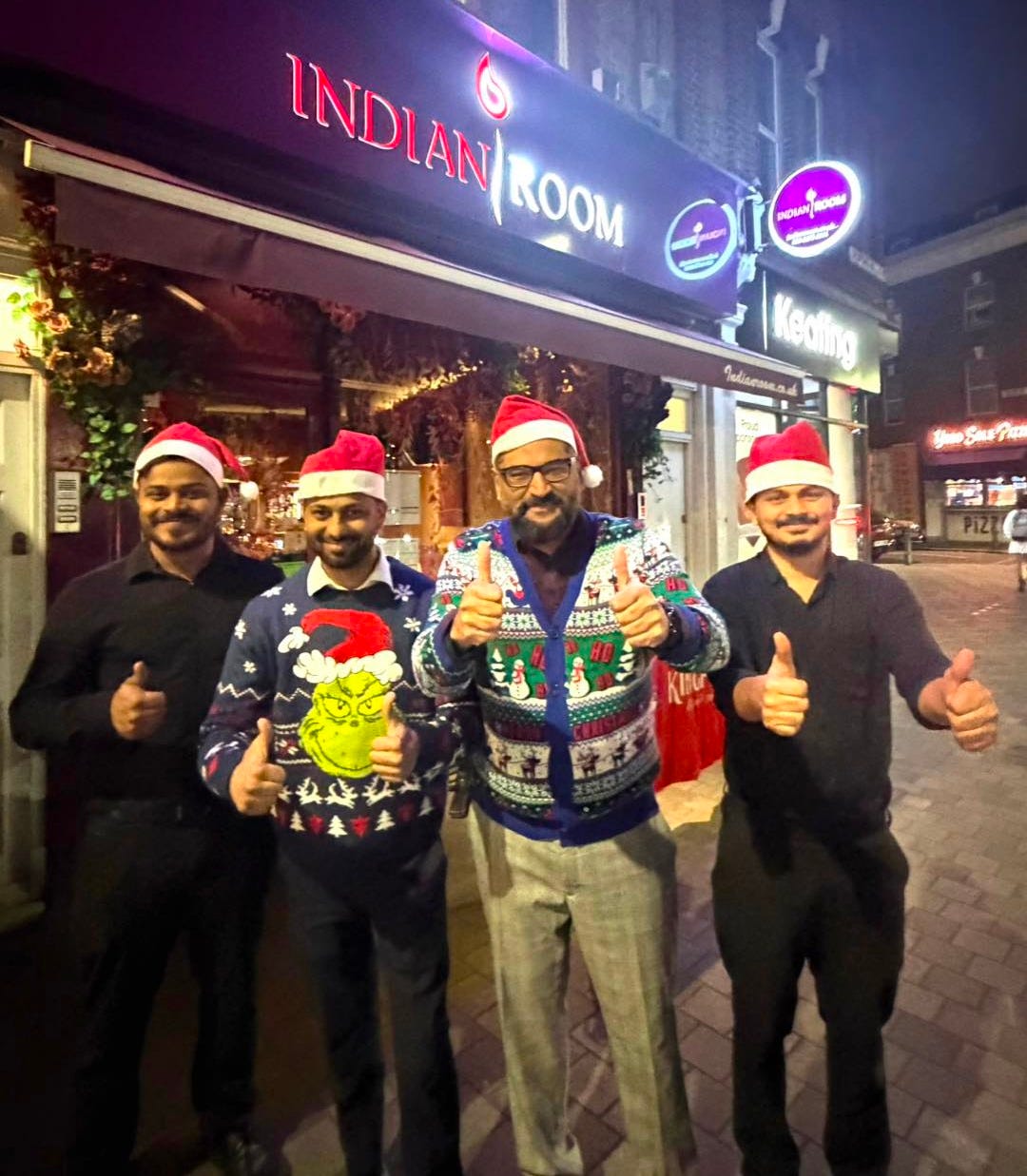 May be an image of one or more people and text