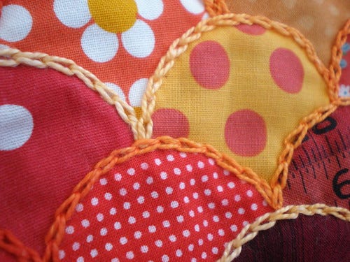 Chain Stitch Orange Chain Stitch Orange