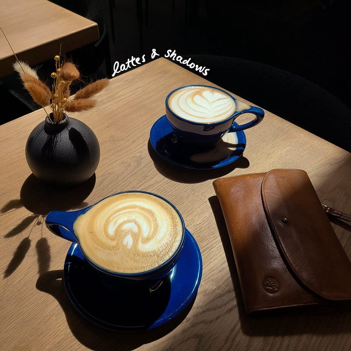 Hex Coffee vanilla and mocha lattes