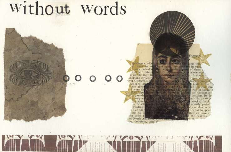 without words, (mixed media photomontage) New York City, 1 March 2022