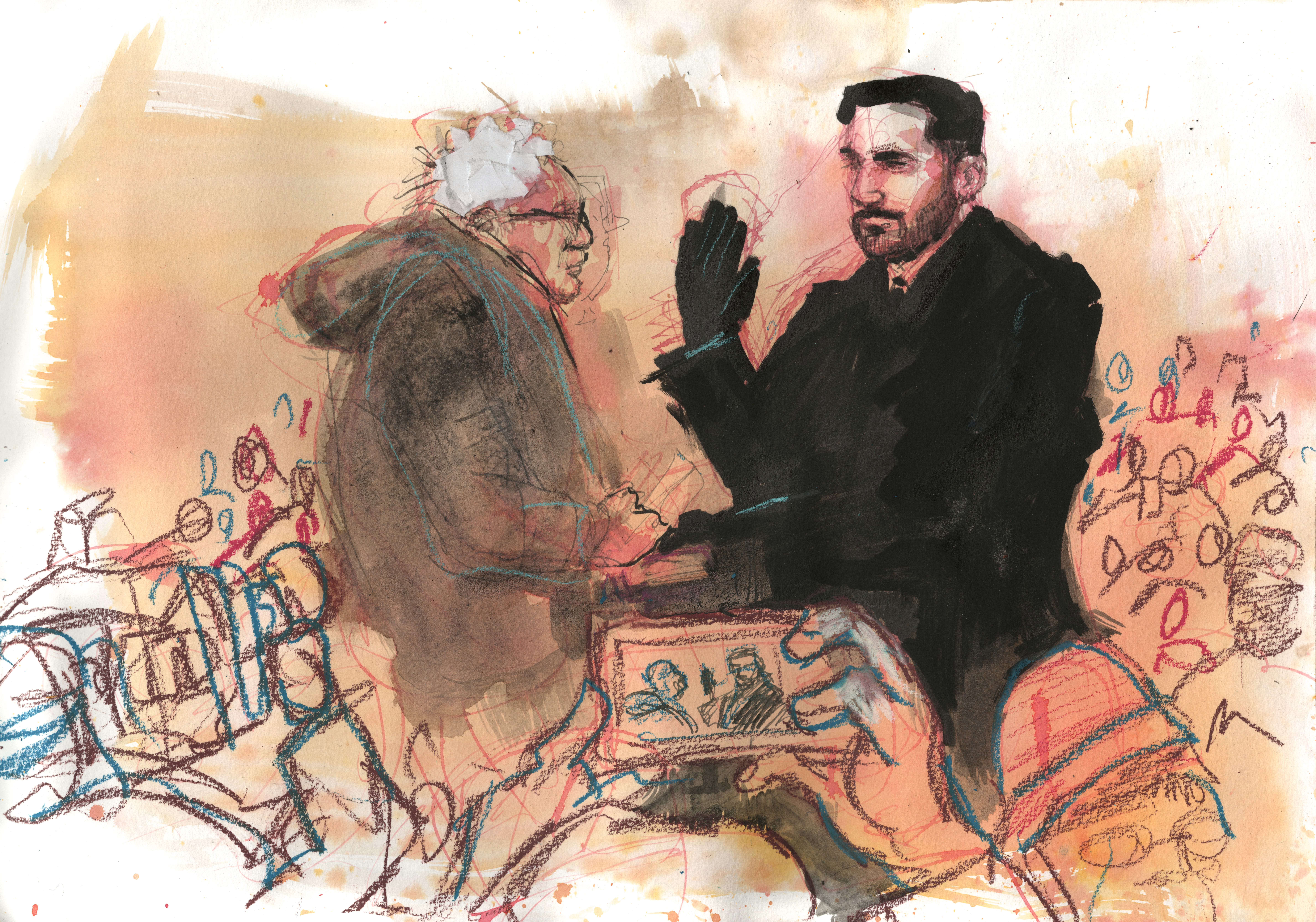 A Zohran Inauguration Sketchbook - by Molly Crabapple