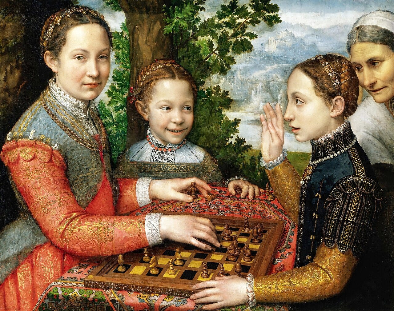 The Chess Game by Anguissola The Chess Game by Anguissola