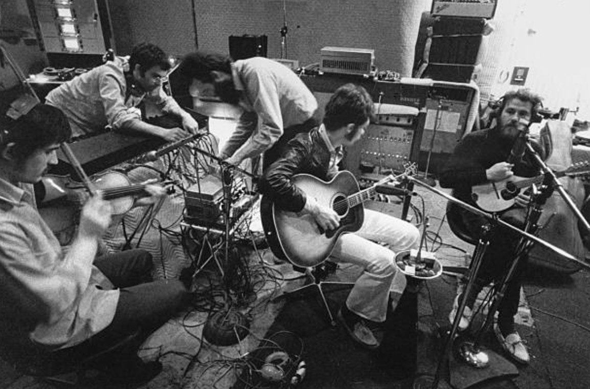 The Band at the pool house, Los Angeles