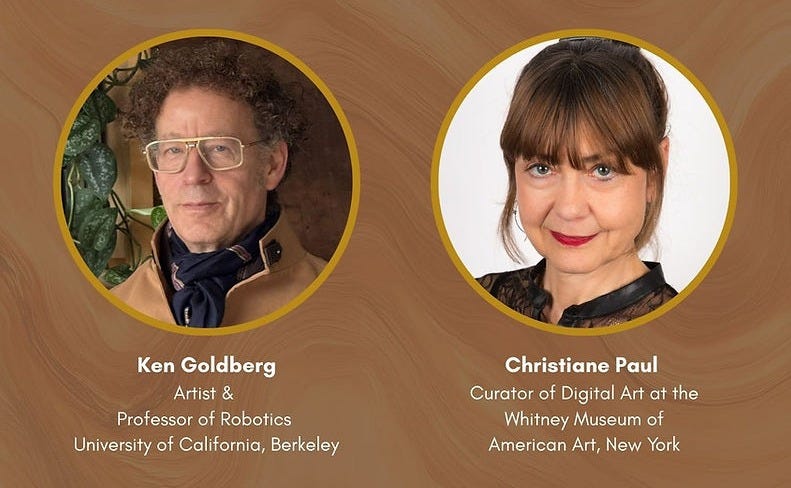 ART, ARTIFICE & AI: A CONVERSATION WITH WHITNEY MUSEUM CURATOR CHRISTIANE PAUL & KEN GOLDBERG AT DI ROSA SF ART, ARTIFICE & AI: A CONVERSATION WITH WHITNEY MUSEUM CURATOR CHRISTIANE PAUL & KEN GOLDBERG AT DI ROSA SF
