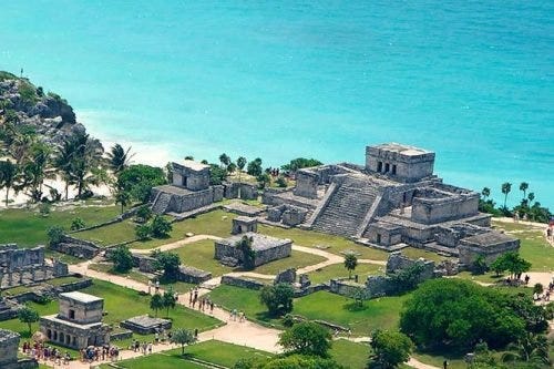 Tulum-Sea-Side-Ruins- Tulum-Sea-Side-Ruins-