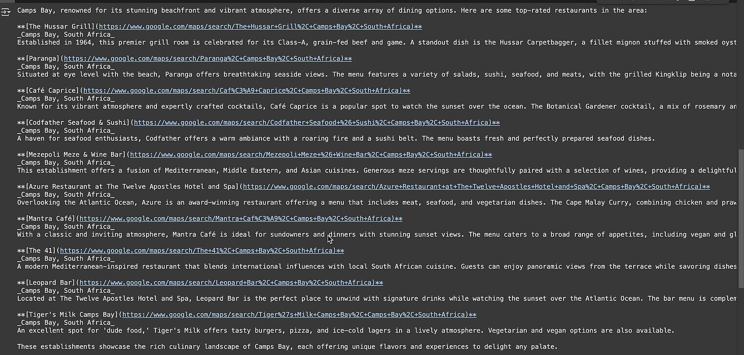 OpenAI Web Search