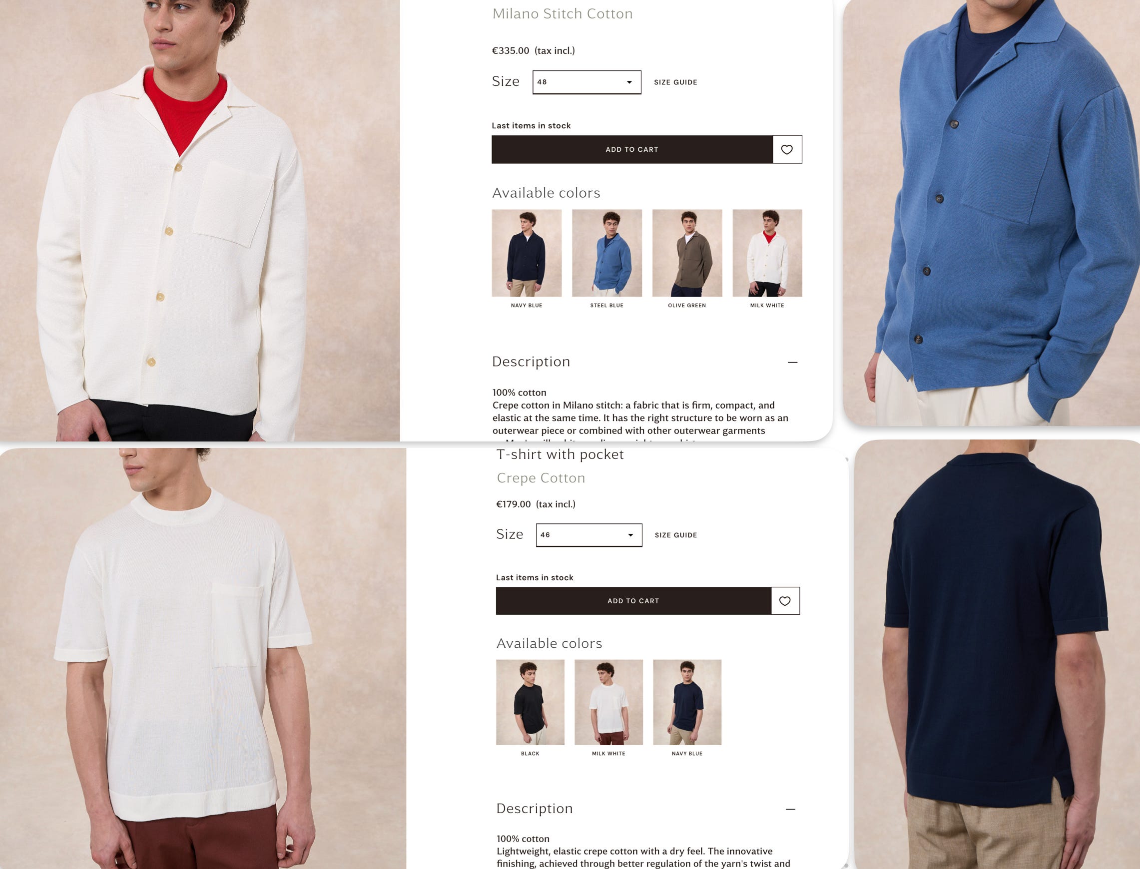 Filippo de Laurentiis | Luxury Men's Cotton Tees, Polos & Fine