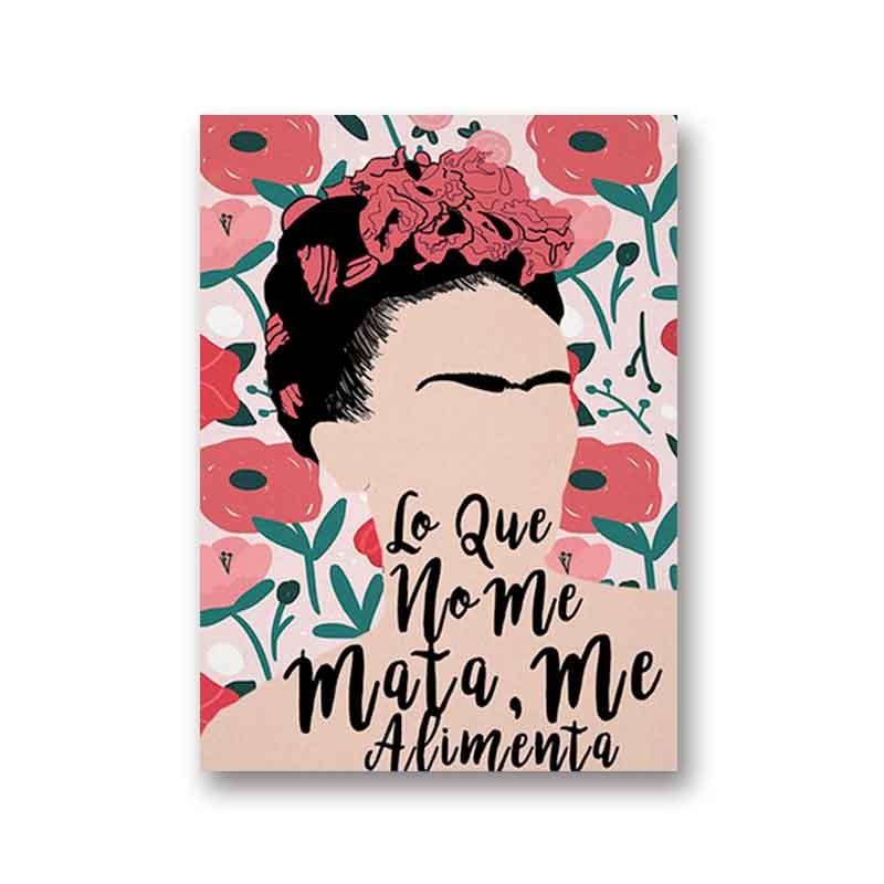 inspirational quotes on canvas - lo que nome mata, me alimenta | Designart