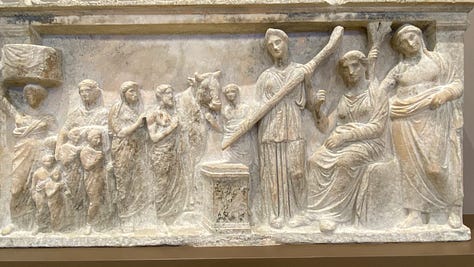 Tomb of Iphigenia, The Sacred Family (Zeus, Leto, Artemis and Apollo), Offerings for Artemis, Artemis the Huntress artifacts