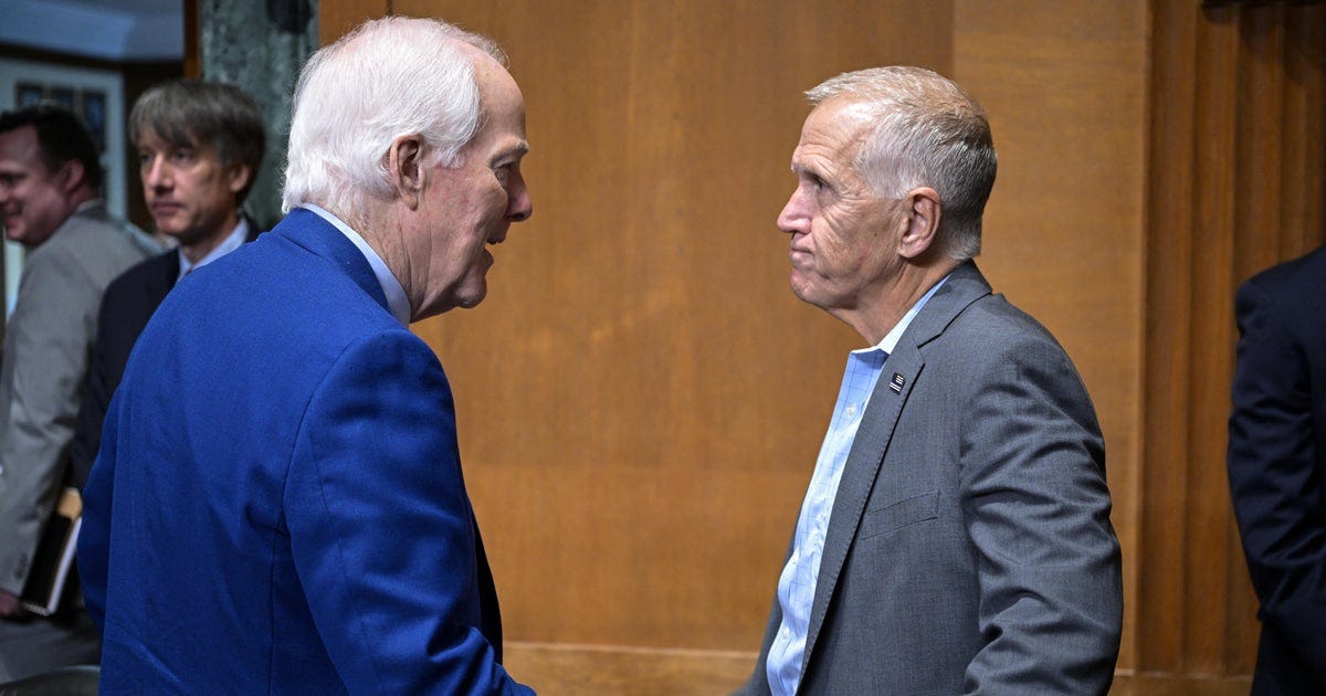 GOP Sens. John Cornyn of Texas and Thom Tillis of North Carolina formally announced their support on Monday for Todd Blanche's nomination for attorney general after reaching a long-sought agreement to end GOP Sens. John Cornyn of Texas and Thom Tillis of North Carolina formally announced their support on Monday for Todd Blanche's nomination for attorney general after reaching a long-sought agreement to end