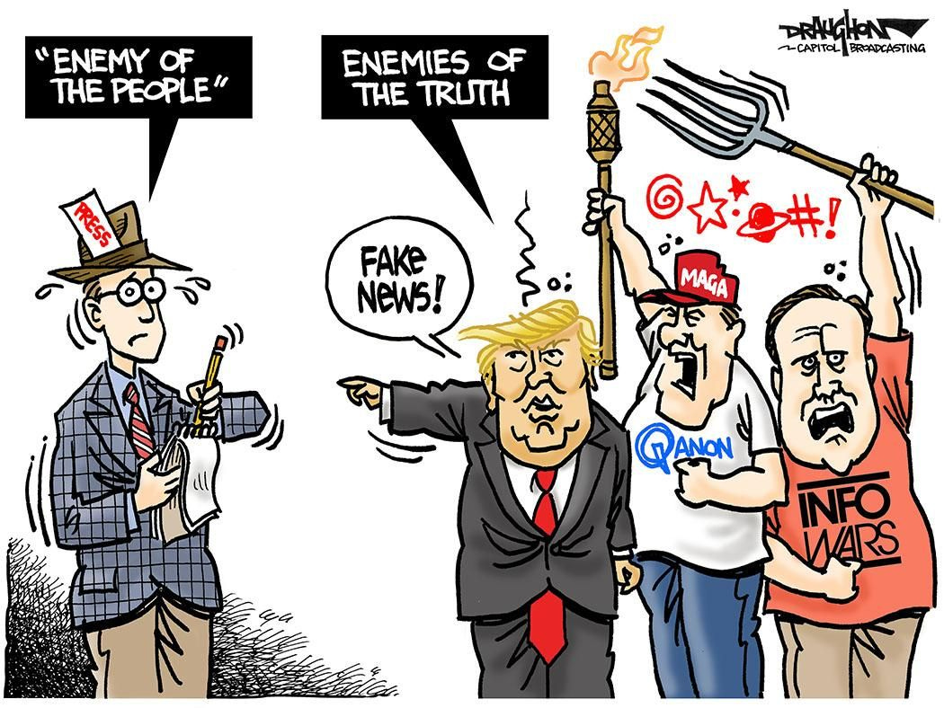 Editorial: The press is Trump's 'fake' enemy