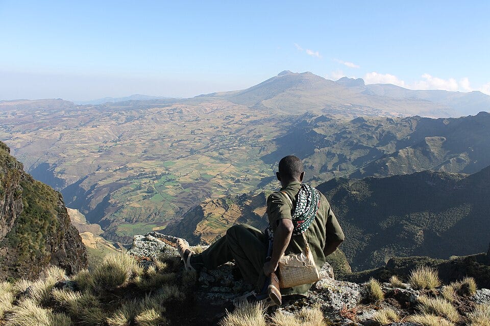 File:Ethiopia SimienMountains ScoutAdmiringView.JPG