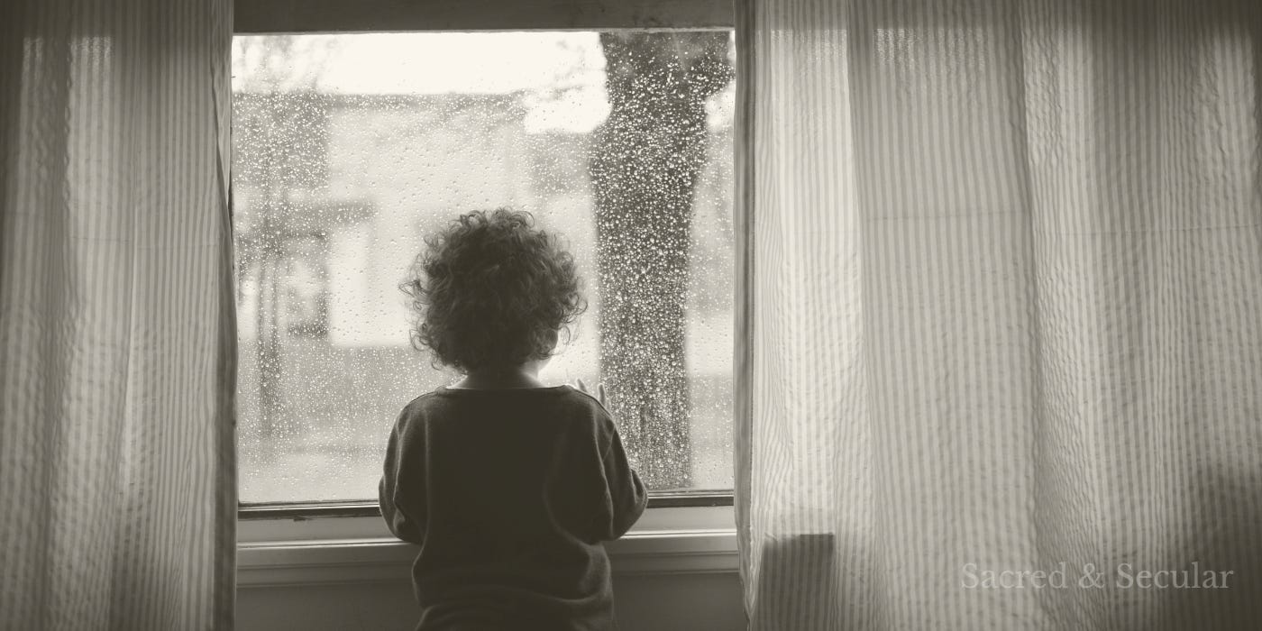 A solitary figure stands at a rain-speckled window, looking out into the light beyond. The muted tones and reflective atmosphere evoke themes of self-worth, guilt, and the search for hope and reconciliation. A solitary figure stands at a rain-speckled window, looking out into the light beyond. The muted tones and reflective atmosphere evoke themes of self-worth, guilt, and the search for hope and reconciliation.